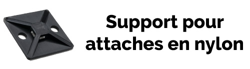 Support pour attaches