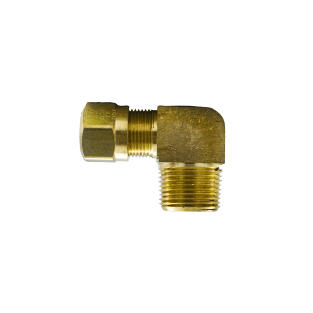 Connecteur mâle 90°  Raccord laiton compression pour tuyau DOT - MBID  CANADA